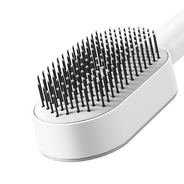 Self Cleaning Hair Brush For Women Massage Scalp Promote Blood Circulation Anti Hair Loss 3D Hair Growth Comb Hairbrush Self-Cleaning Hair Brush   3D Air Cushion Massager Brush   Airbag Massage Comb - Brialari