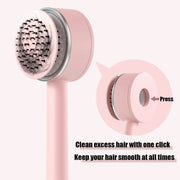 One-key Self-cleaning Hair Brush For Women Curly Hair Brush Anti-Static Airbag Massage Comb Airbag Massage Scalp Comb Professional Detangling One-key Self-cleaning - Brialari