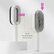 Women Fashion 3D Hair Growth Comb Hairbrush Self-Cleaning Hair Brush Self Cleaning Hair Brush For Women Massage Scalp Promote Blood Circulation Anti Hair Loss - Brialari