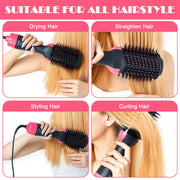 Hair Dryer Brush,Hair Volumizer for Drying & Straightening & Curling,Brush Blow Dryer Styler for Rotating Straightening, Curling, Salon Negative Ion Ceramic Dryer Brush -Amazon Restricted Products - Brialari