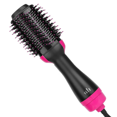 Hot Hair Brush 4 In 1 Hair Dryer Volumizer Brush Dryer Comb For Straightening Curling Drying - Brialari