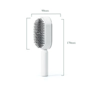 Women Fashion 3D Hair Growth Comb Hairbrush Self-Cleaning Hair Brush Self Cleaning Hair Brush For Women Massage Scalp Promote Blood Circulation Anti Hair Loss - Brialari