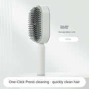 Women Fashion 3D Hair Growth Comb Hairbrush Self-Cleaning Hair Brush Self Cleaning Hair Brush For Women Massage Scalp Promote Blood Circulation Anti Hair Loss - Brialari