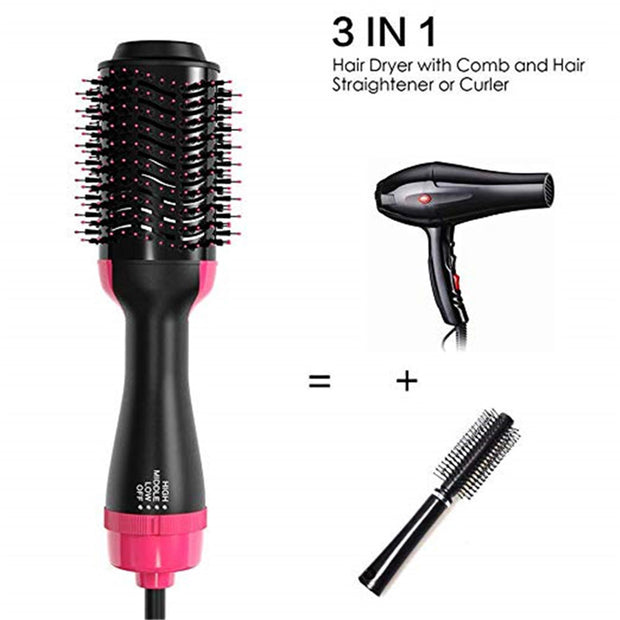 3-in-1 Hair Dryer Styler & Volumizer Brush - Salon-quality results in one tool! - Brialari